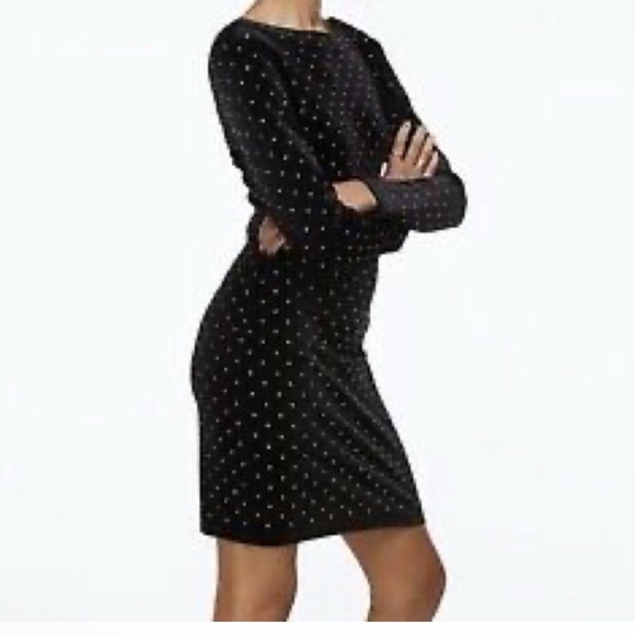 H&M Dresses & Skirts - Elegant Black Rhinestone Dot Dress